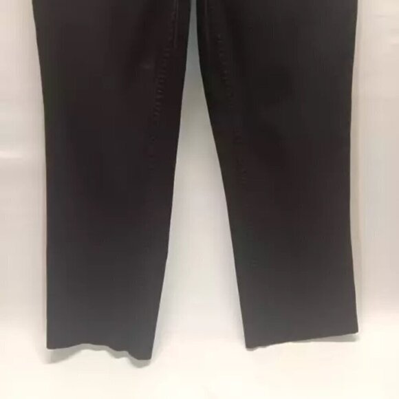 Banana Republic Slim Fit Black Solid Ankle Pants Size 4 Stretch GUC - Picture 3 of 9